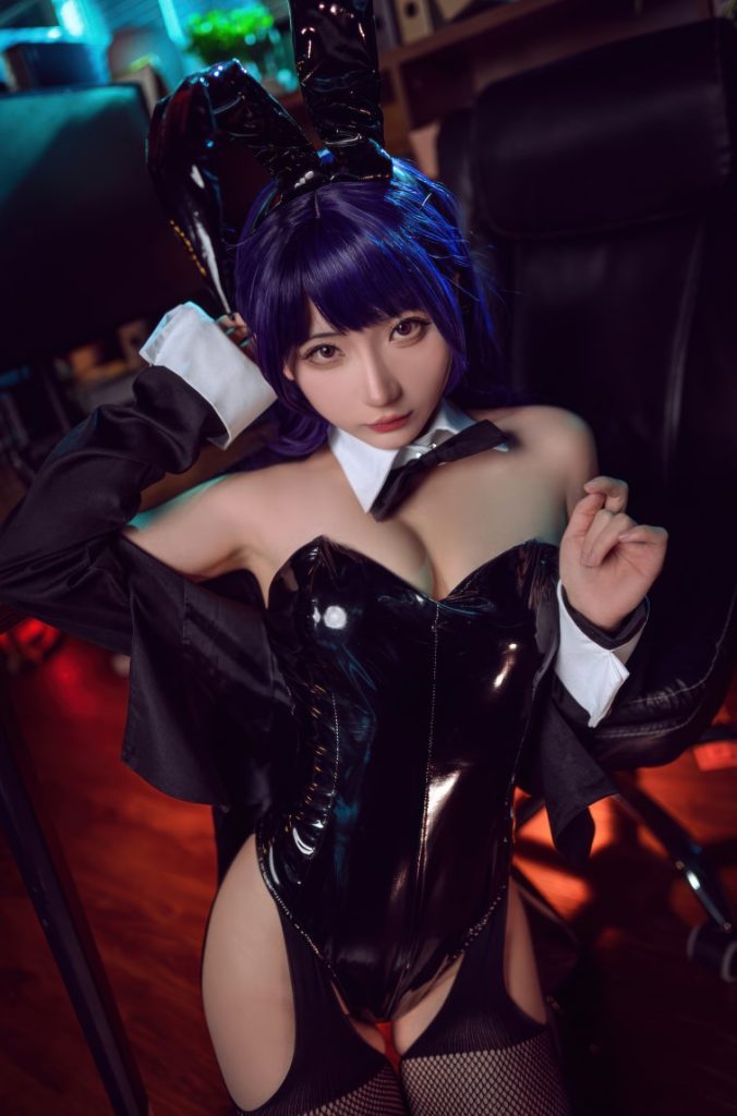 图片[1]-是三不是世w – NO.30 喜多川海梦 紫发兔女郎 [59P-422M]-喵咪社