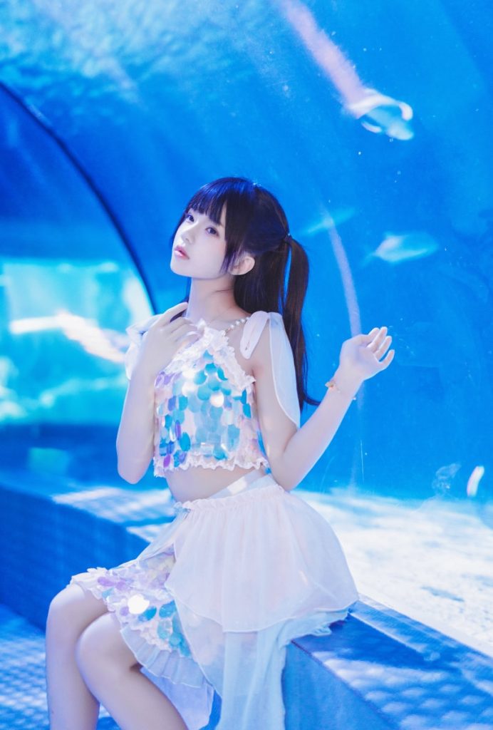 桜桃喵 – NO.204 水族馆 [15P-226MB]-喵咪社