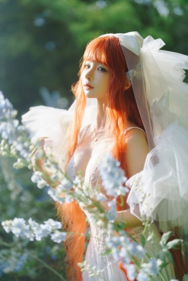 蠢沫沫 NO.357 花丛婚纱 [67P-517MB]-喵咪社