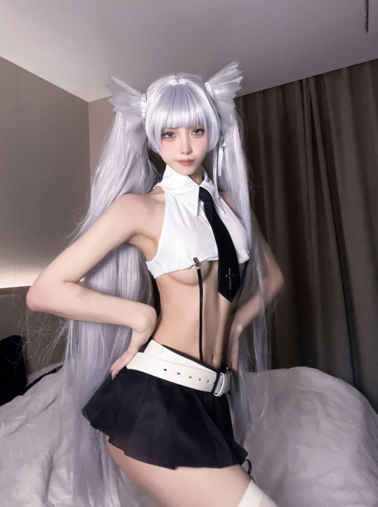 果咩酱w NO.046 天使女警 [23P-163M]-喵咪社