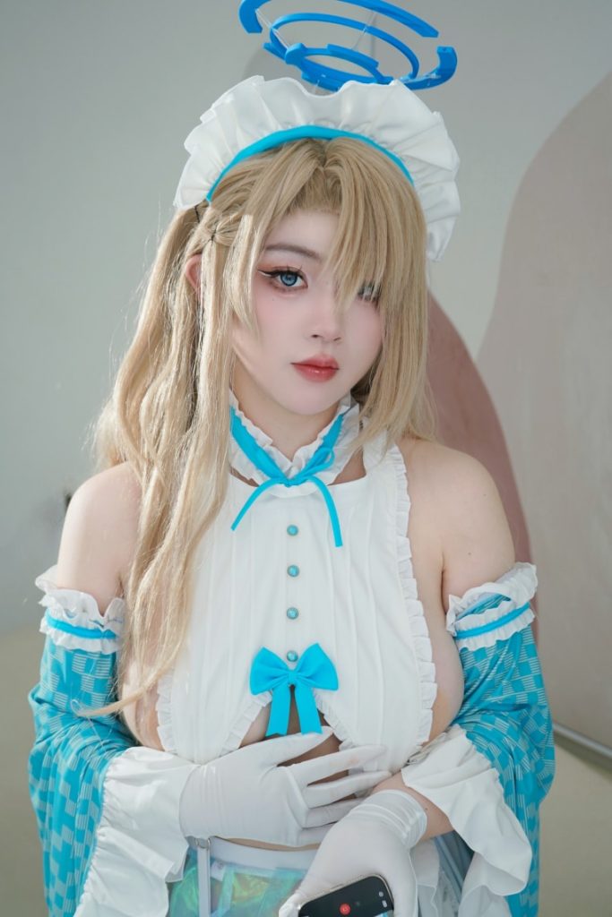 图片[3]-一只毛毛帽 – 珍珠盛宴+明日奈同人女仆[134P1V-1.90G]-喵咪社