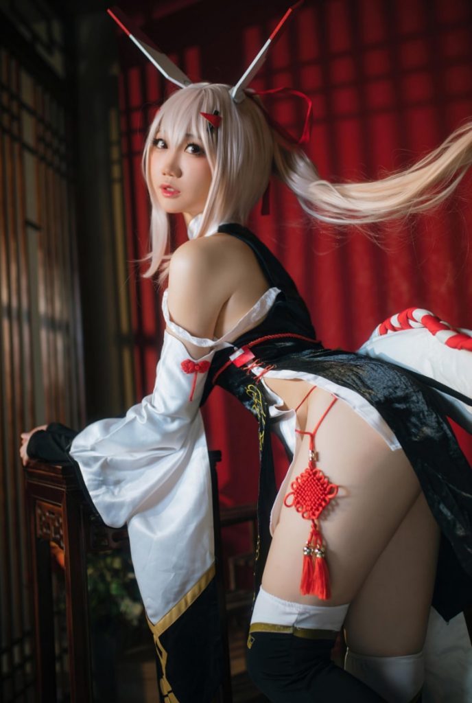 焖焖碳 NO.044 碧蓝航线-绫波旗袍·新岁之鬼神[25P-417MB]-喵咪社