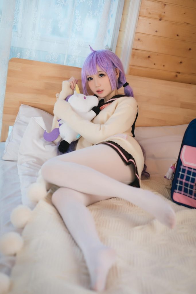 焖焖碳 NO.048 独角兽JK制服 [21P-51MB]-喵咪社