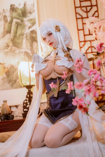 二佐Nisa – NO.208 碧蓝航线-天狼星旗袍[25P-211MB]-喵咪社