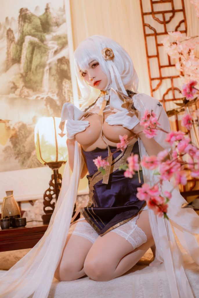 二佐Nisa – NO.208 碧蓝航线-天狼星旗袍[25P-211MB]-喵咪社