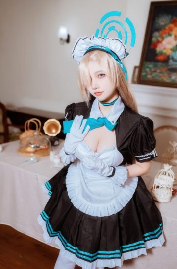 二佐Nisa – NO.212 蔚蓝档案-明日奈女仆[30P-260MB]-喵咪社